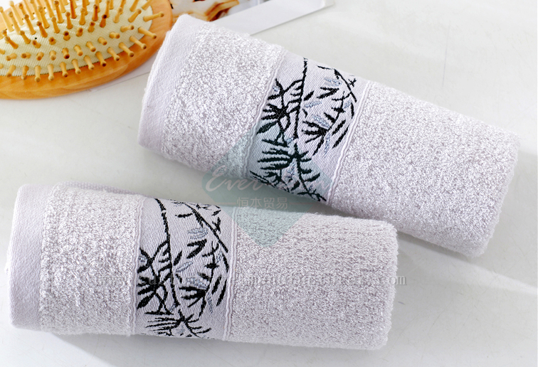 China Custom patterned towels turkish cotton Factory|Promotional Bathroom Embroidery Towels Supplier for Canada America Russia Ireland UK